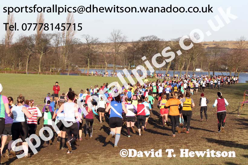 Senior womens Northern Cross Country  Championships, Pontefract. Photo: David T. Hewitson/Sports for All Pics